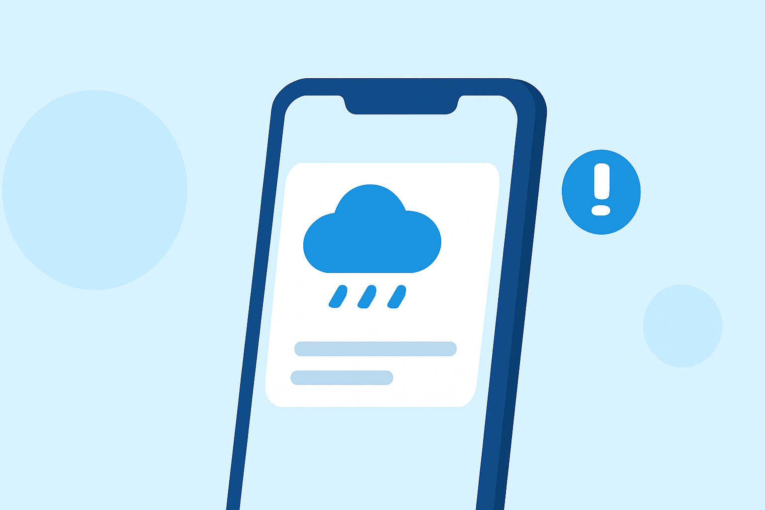 Rain Start Notifications Examples During Hurricane Season