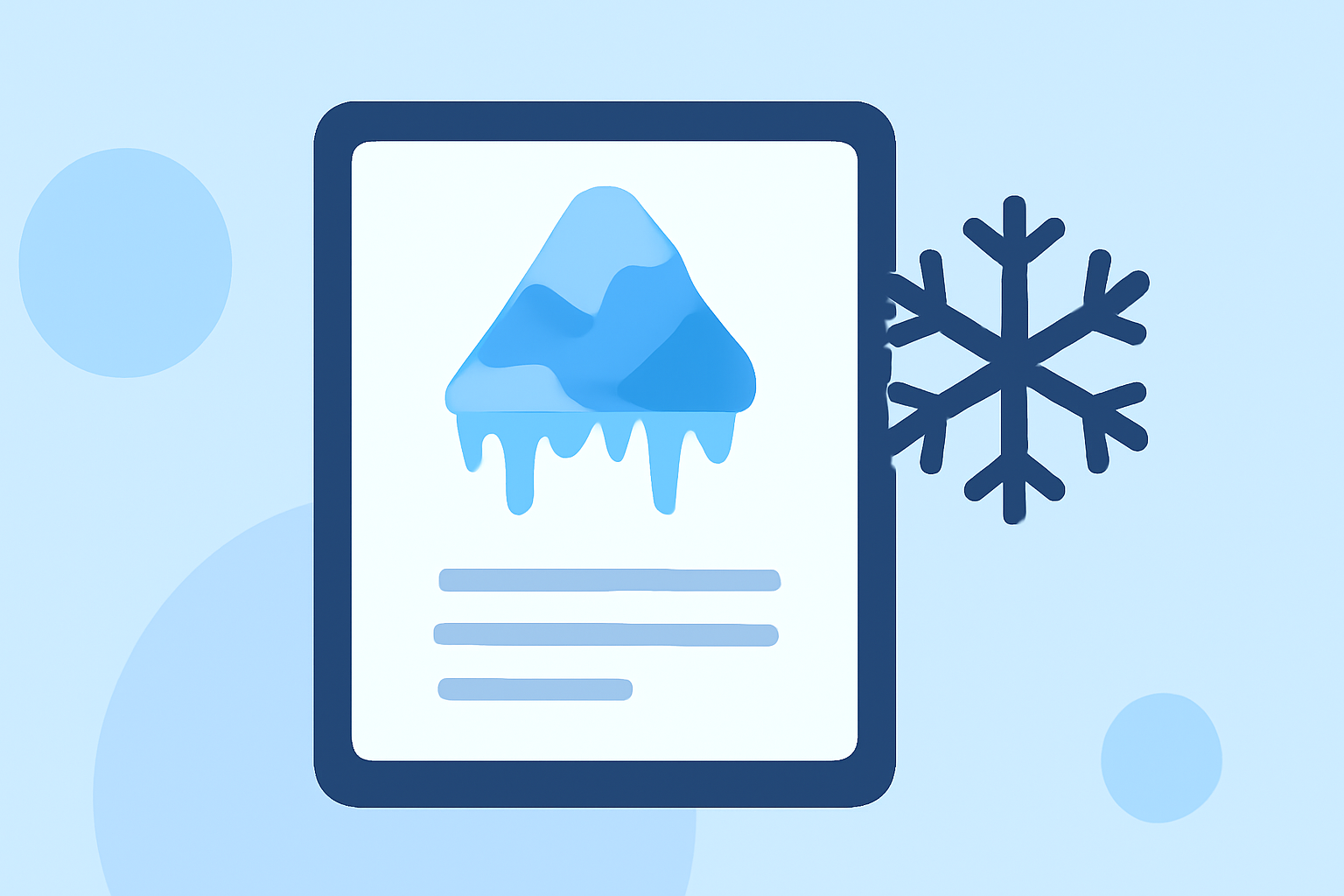 Ice Accumulation Guide on a Tablet: Navigate Winter Weather Effectively