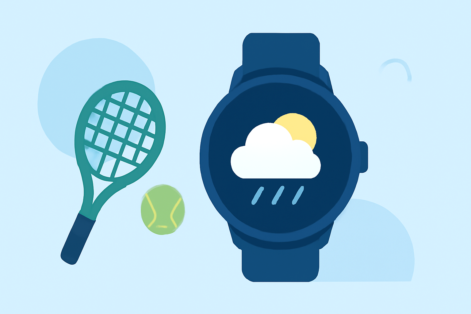Weather Forecasts for Tennis Matches on Wear OS