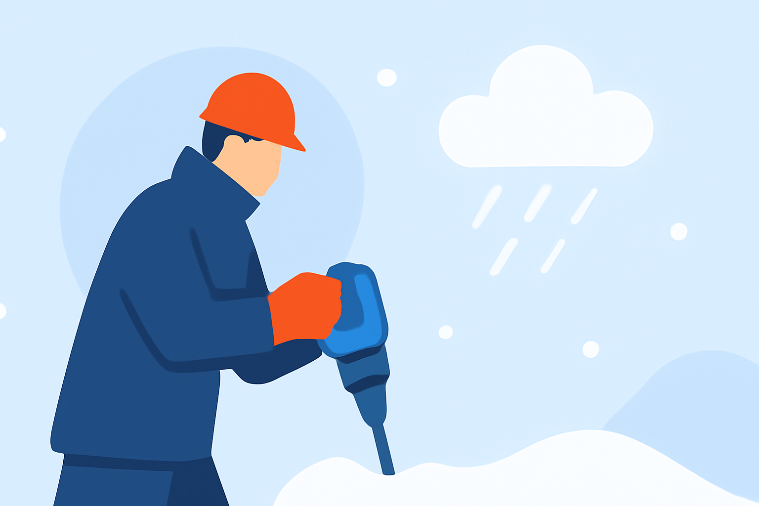Essential Guide to Outdoor Construction During Winter Storms