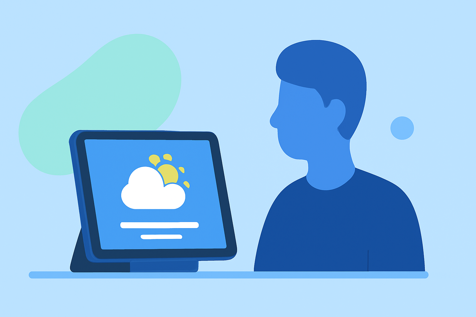 Pro Weather for Working from Home on a Smart Display