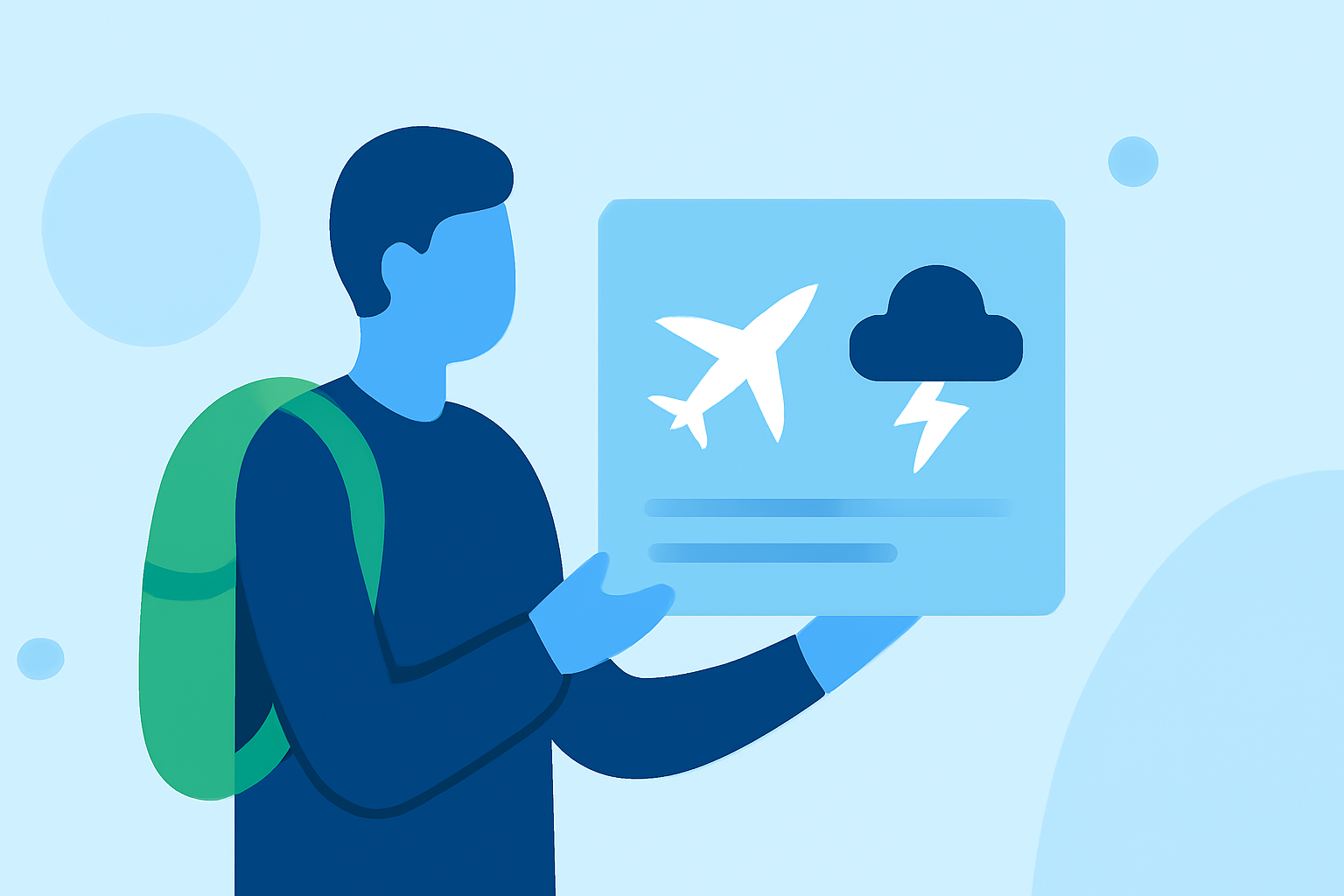 Navigating Holiday Travel: Timing Flights Around Storms for Beginners