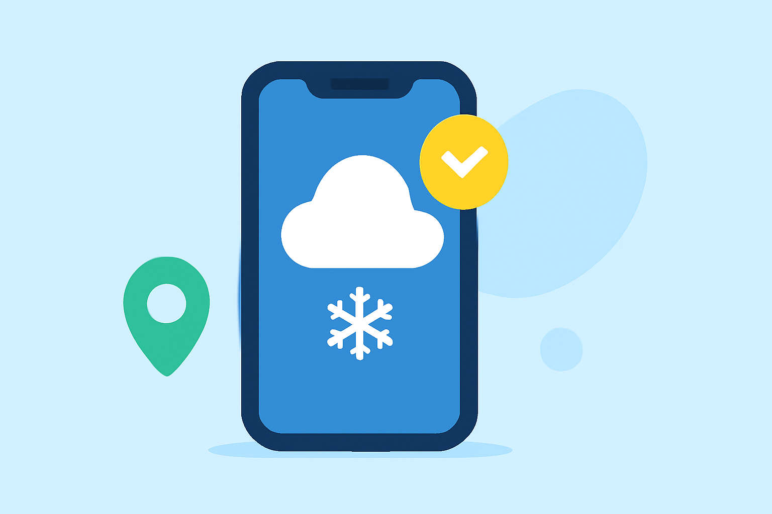 Easy Tracking of Winter Weather Before Flights on Android