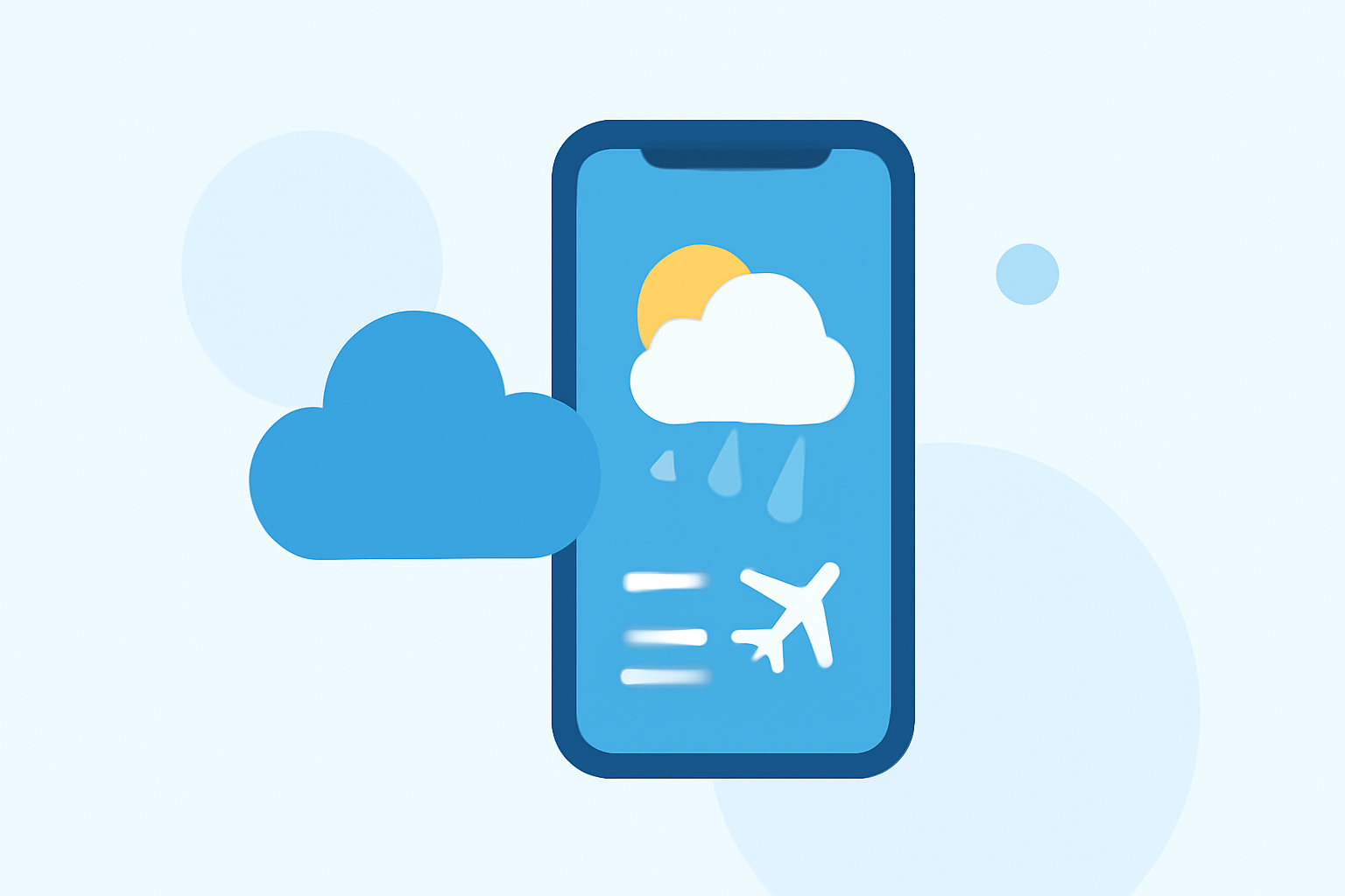 Weather at Your Departure Airport Guide on Android