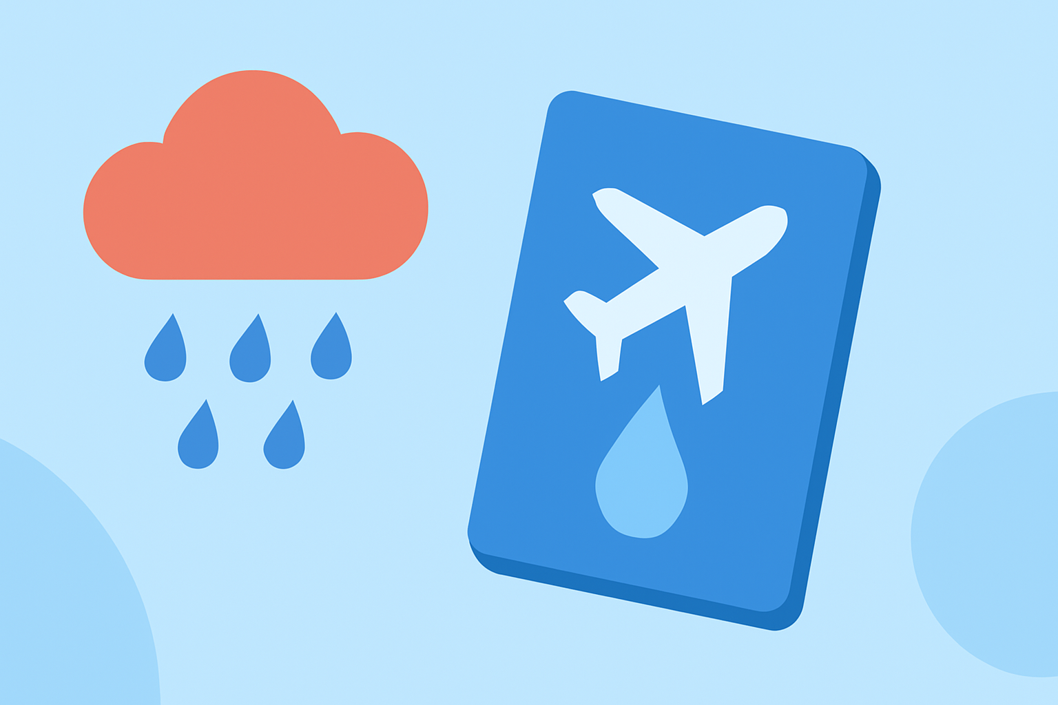 How to Minimize Flight Delays Due to Rain During Holiday Travel