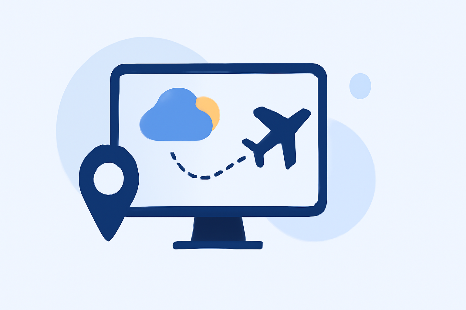 Weather Planning for Road and Air Trips with Connecting Flights