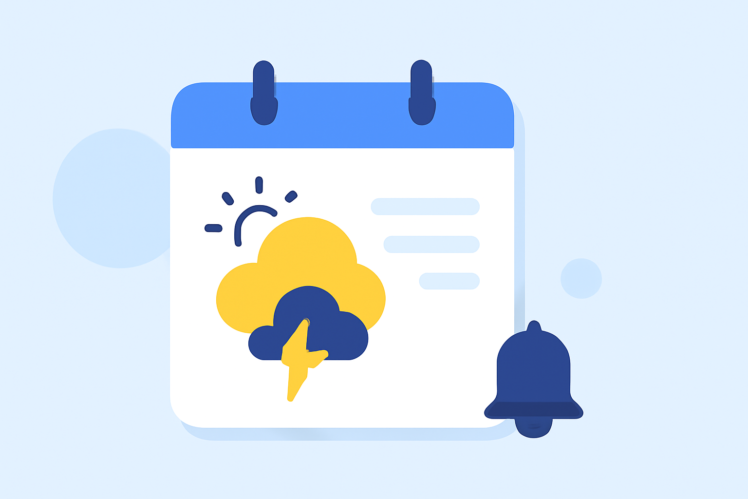Weather Notification Scheduling Cheat Sheet from Scratch