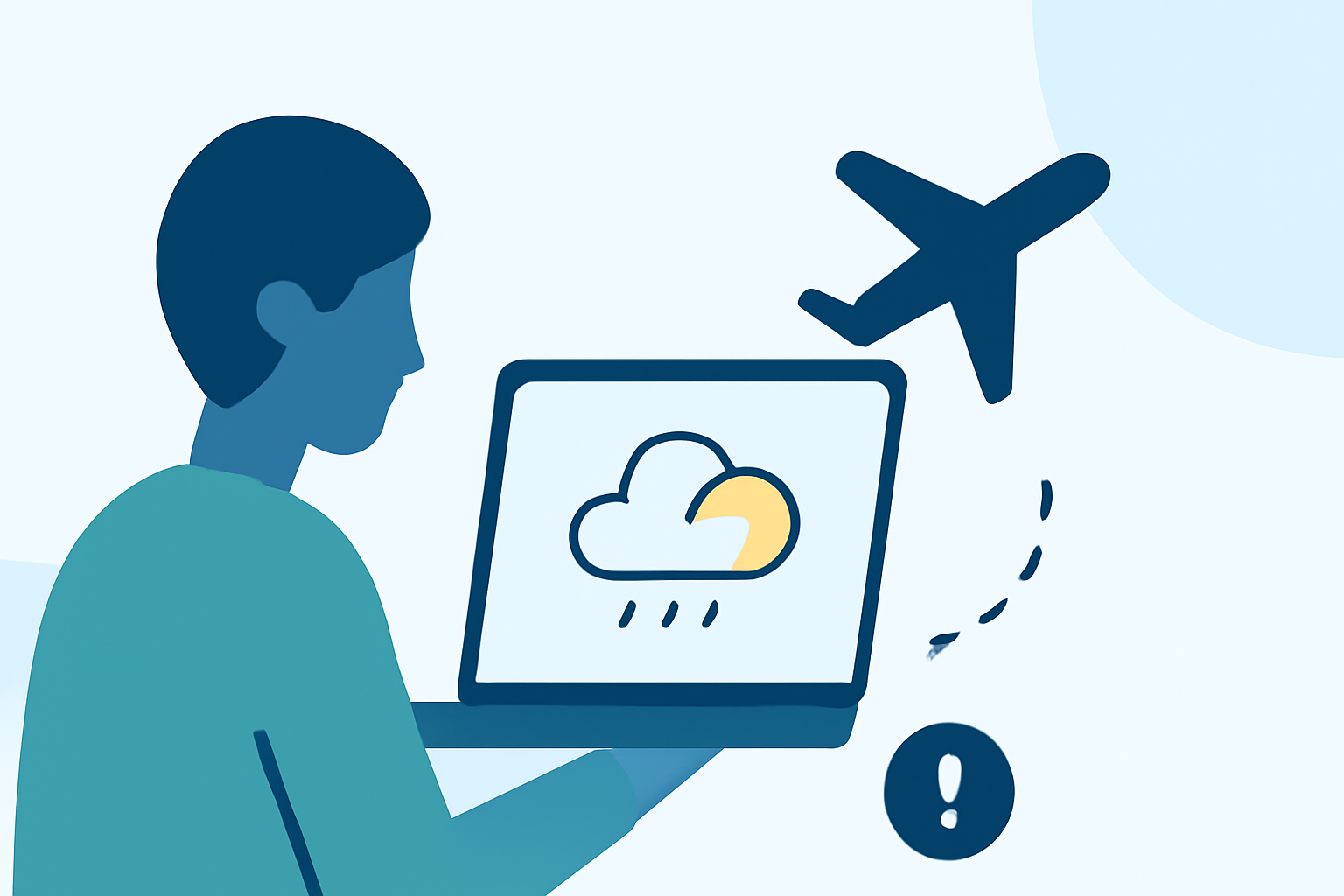 How to Quickly Check Weather Before a Delayed Flight at the Airport