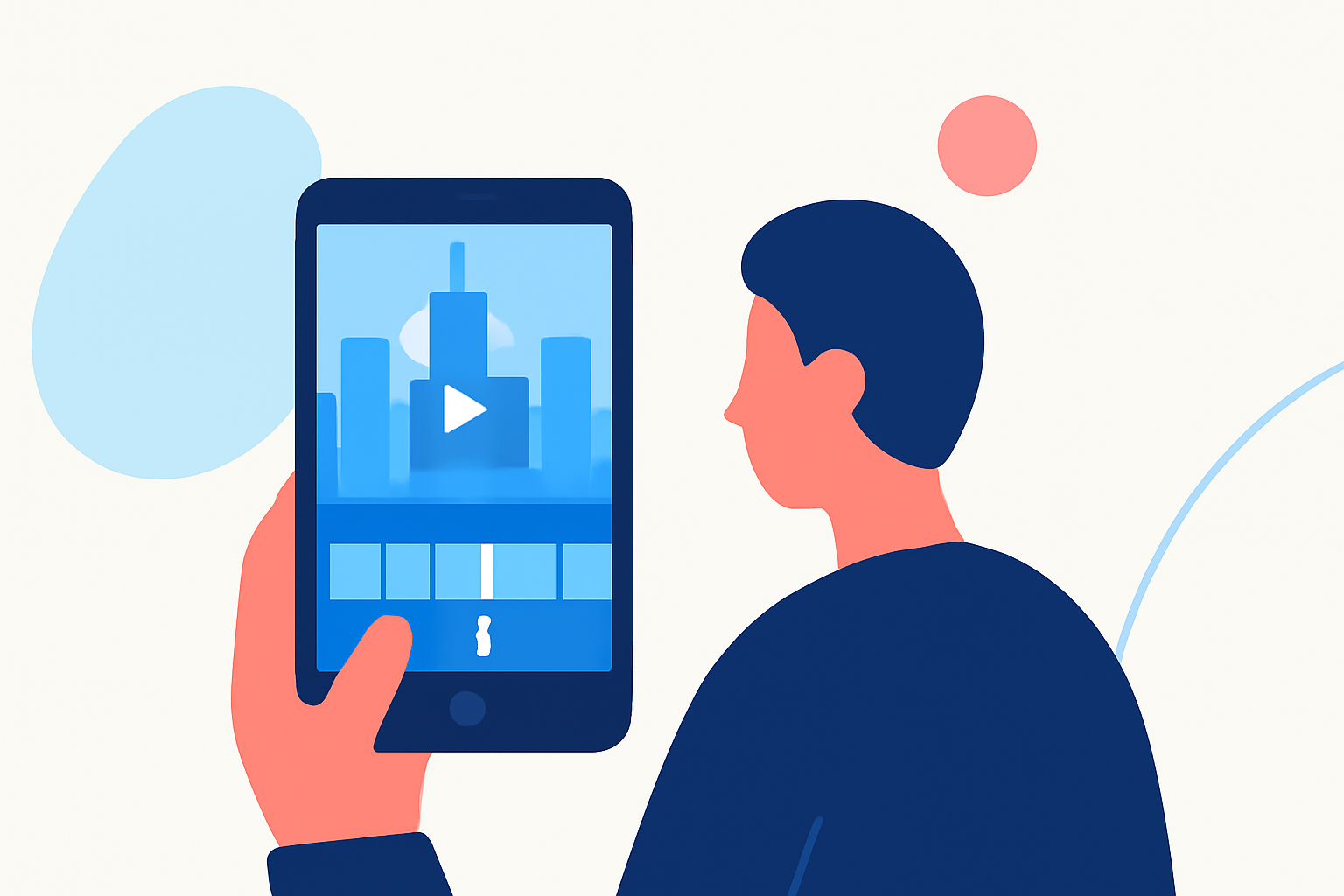 Editing City-From-Above Clips on Your Phone