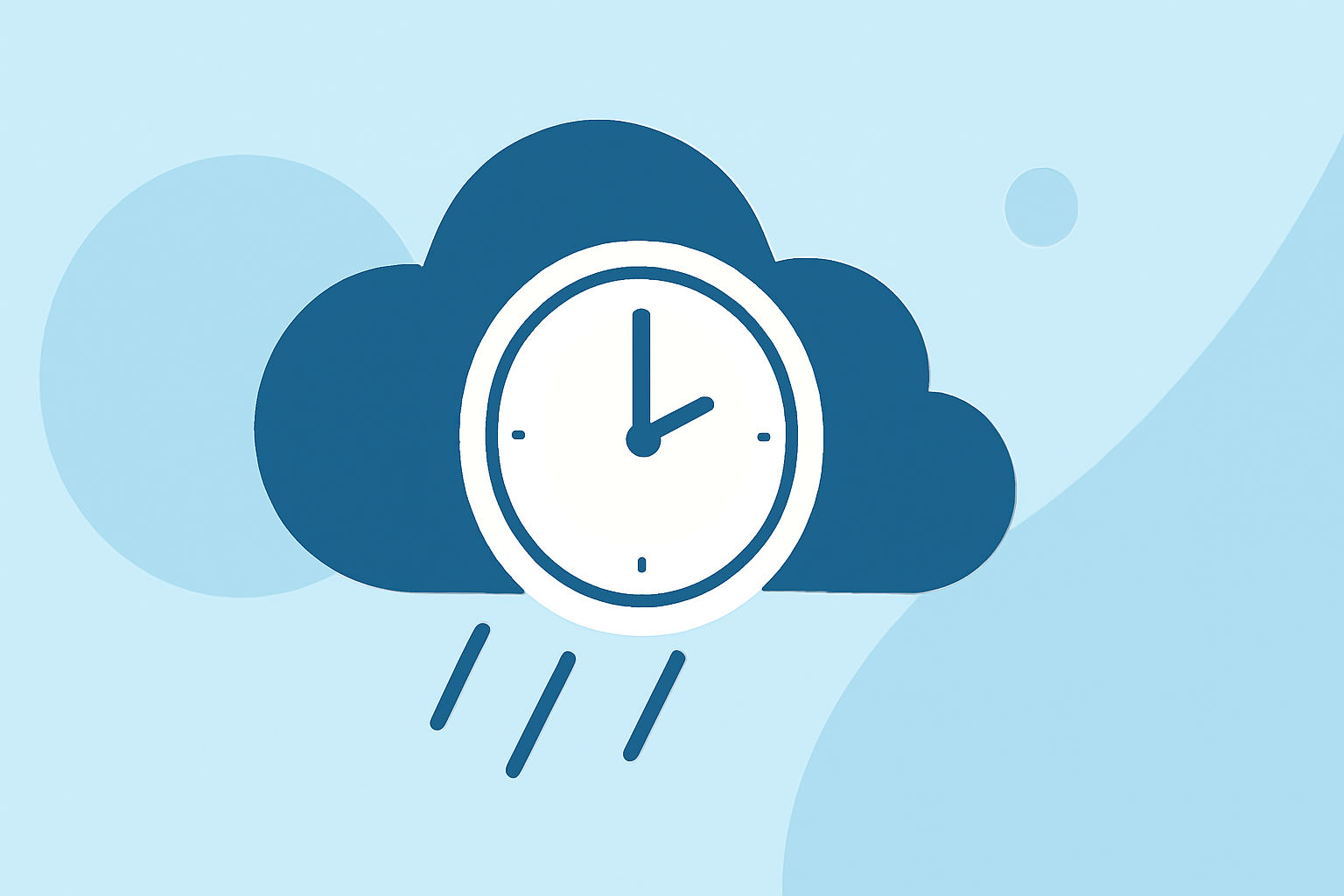How to Determine the Start Time of an Approaching Rainstorm