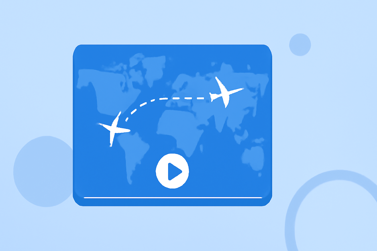 Creating Flight Route Map Overlays for Short-Form Videos