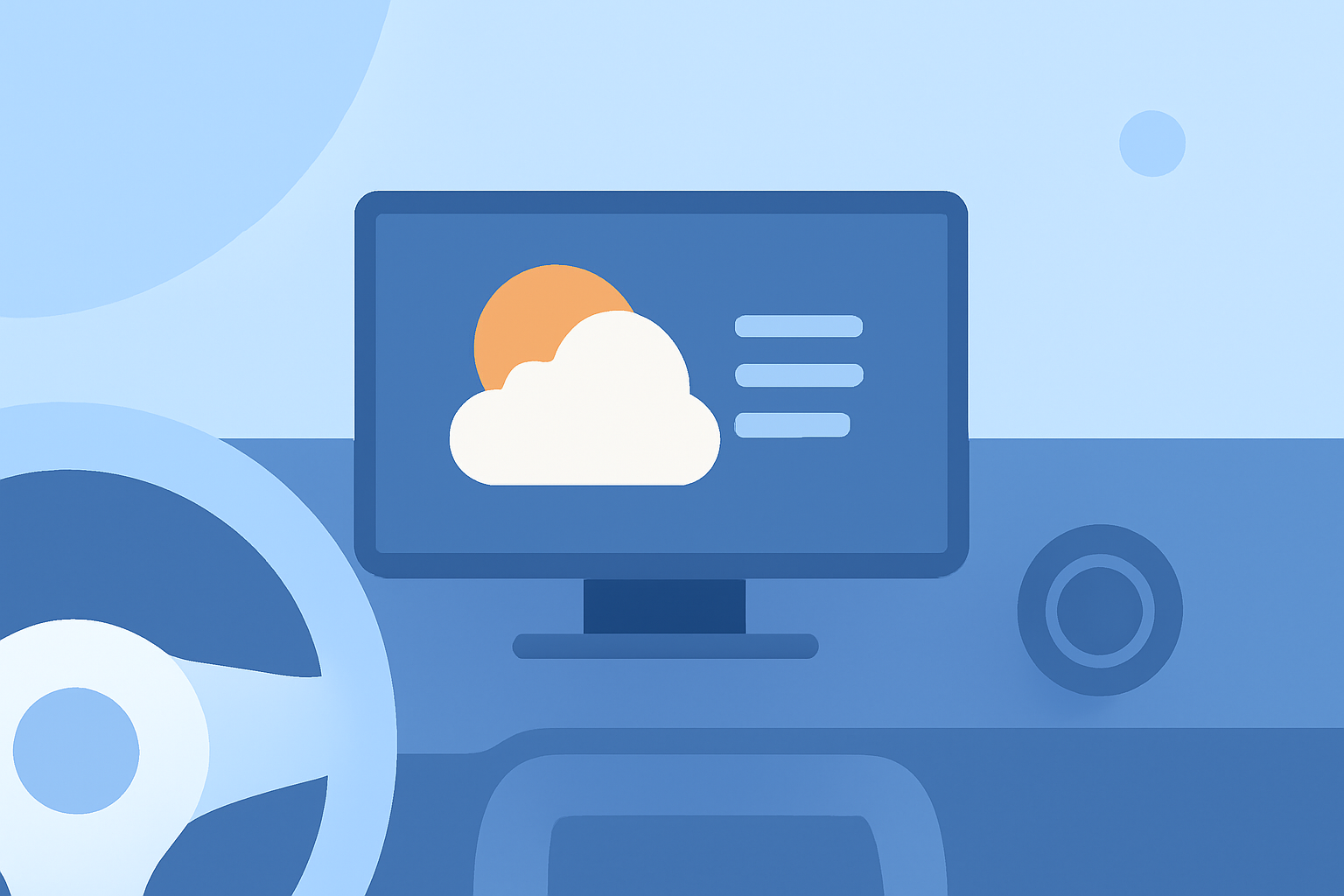 Quick Weather Home Screen Widgets in the Car
