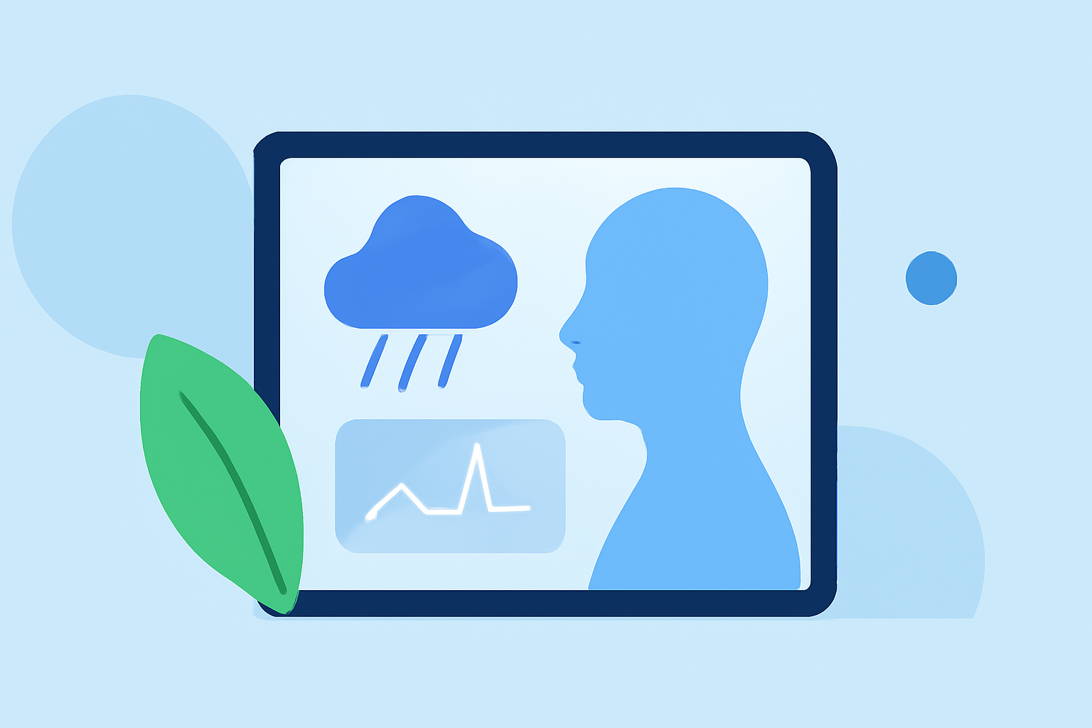 Your Guide to Respiratory Health Weather on a Tablet