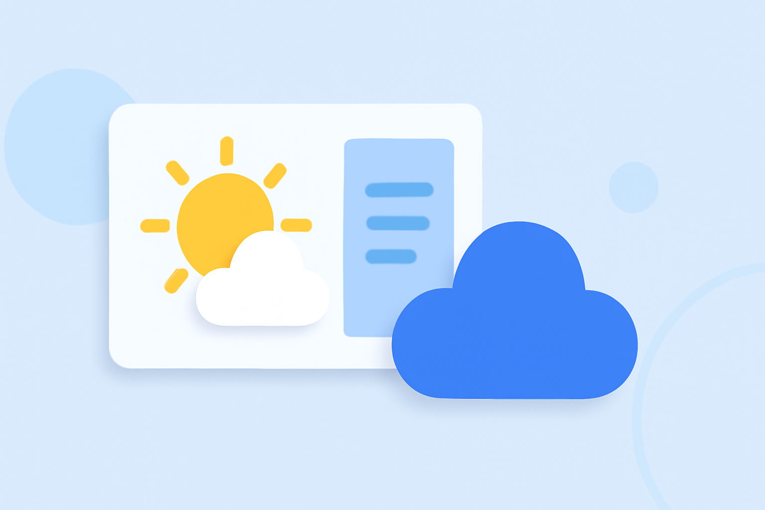 Your Guide to Glanceable Weather Widgets
