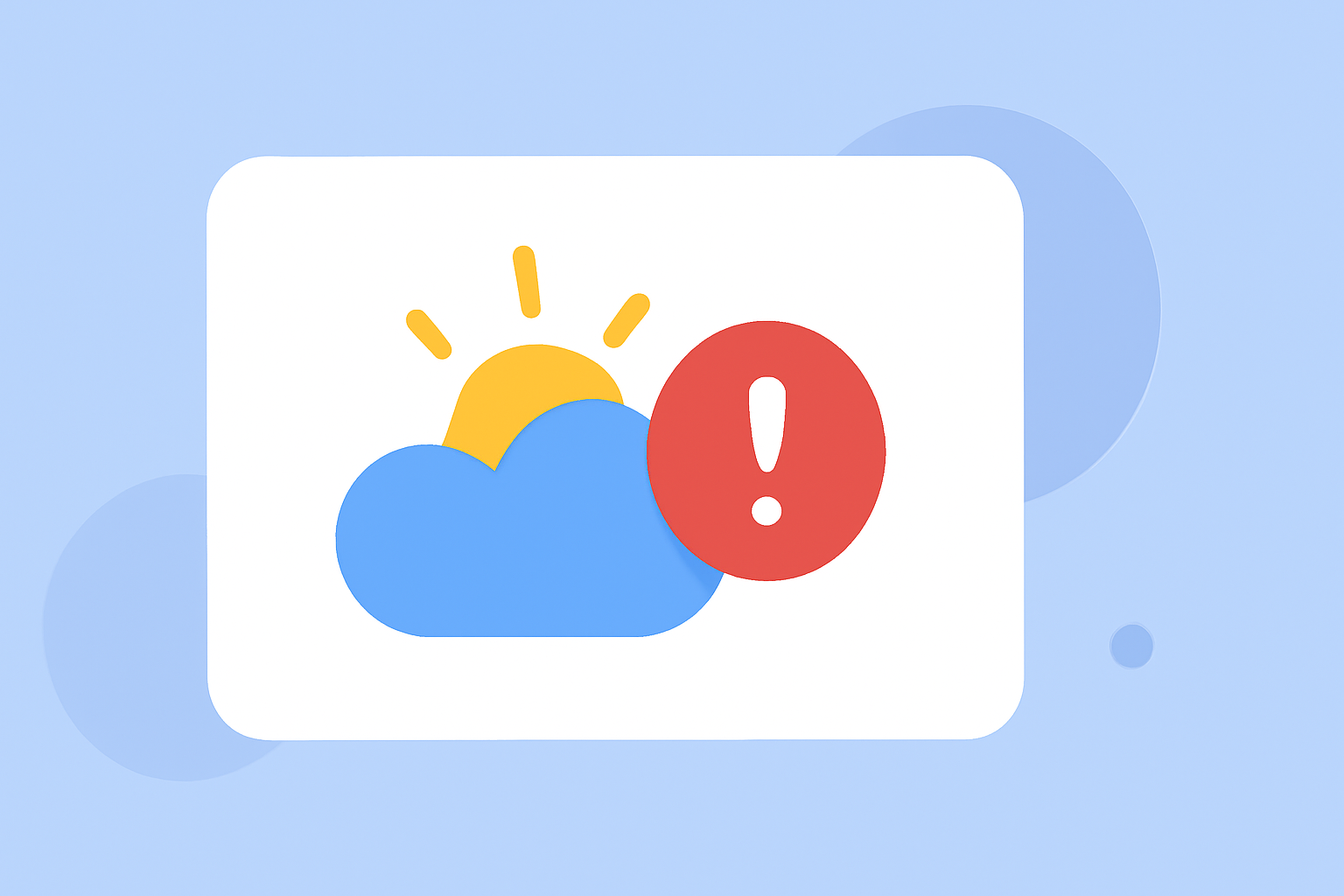 Weather Notification Badges Cheat Sheet for Travelers
