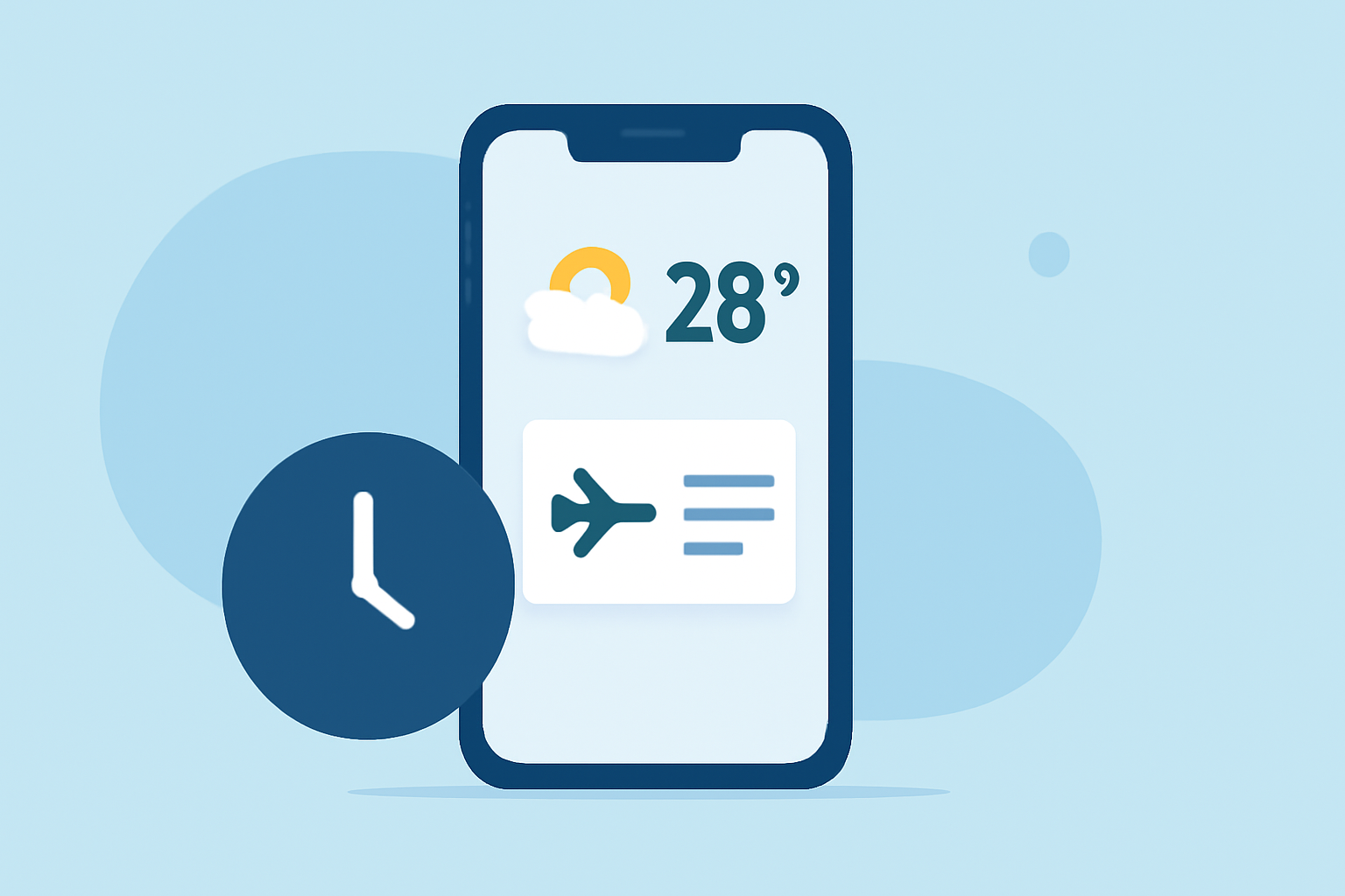 Pro Destination Weather and Flight Timing on Mobile