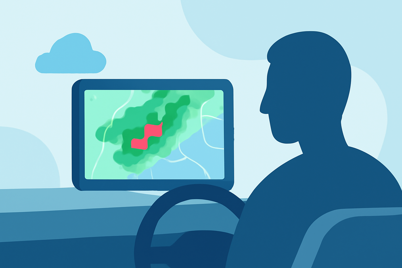 Understanding Composite Reflectivity Maps for In-Car Weather Monitoring
