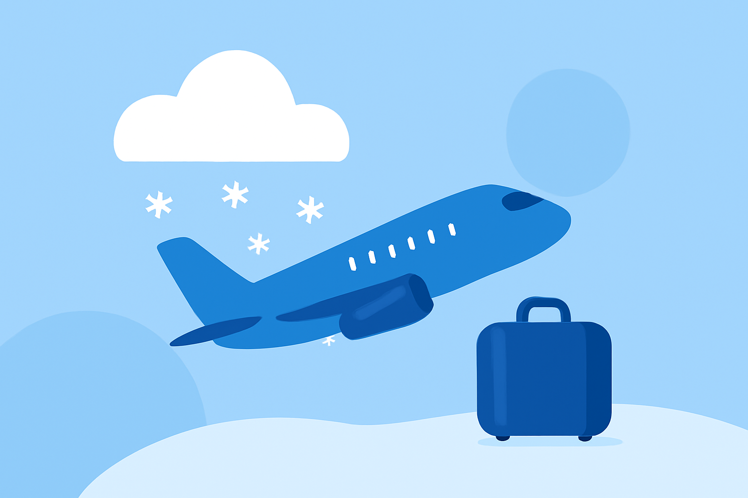 Snow at Your Arrival Airport: Tips for Domestic Flights