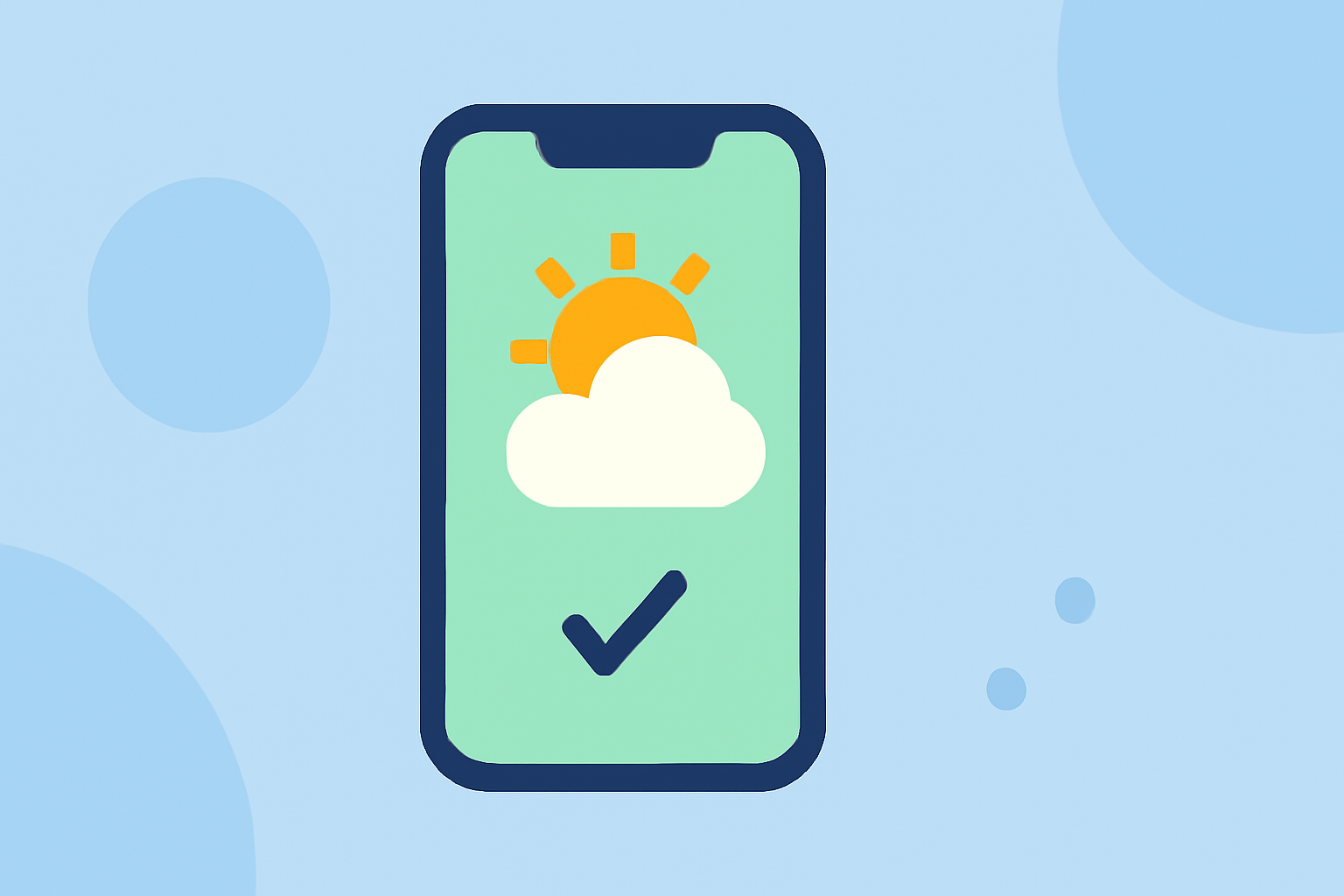 Easy Weather for Outdoor Lunch on Android