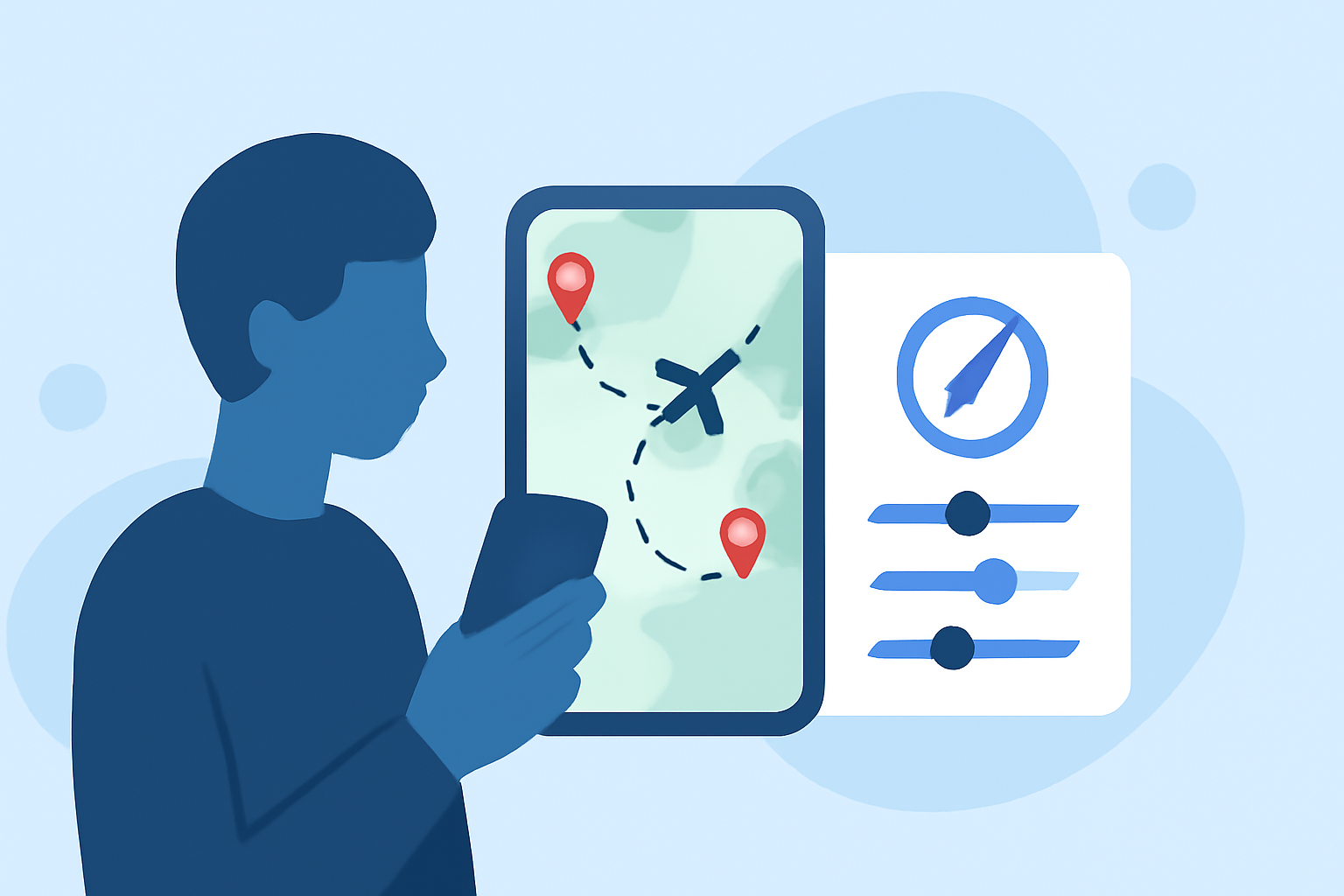 How to Edit Flight Route Map Overlays on Android