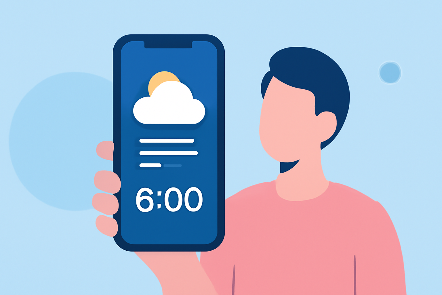 Navigating Weather and Early-Morning Departures on Your Phone
