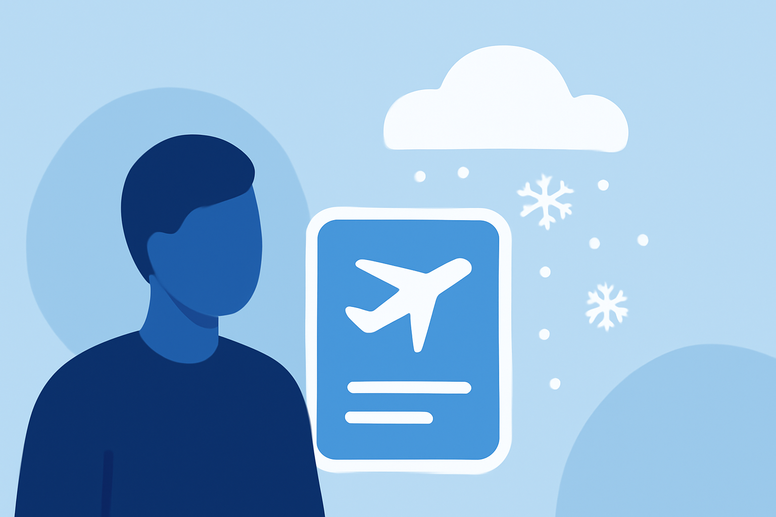 What to Know About Snow at Your Arrival Airport for First-Time Flyers