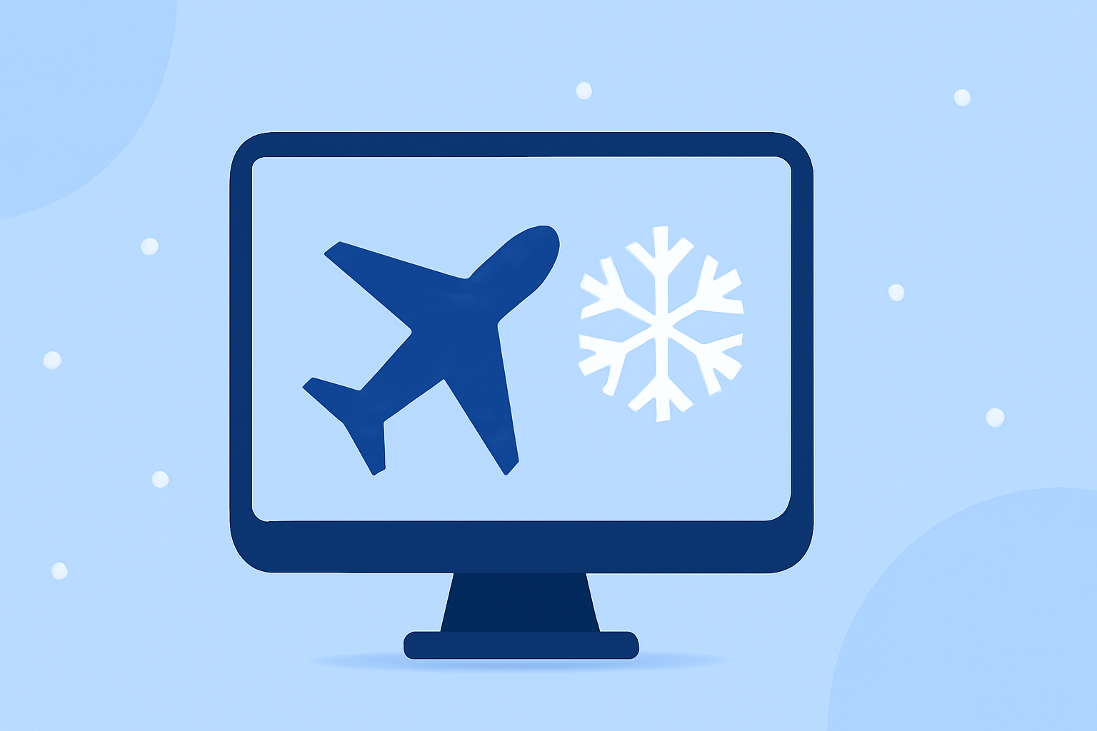How to Monitor Flights During Snowy Conditions at Your Departure Airport