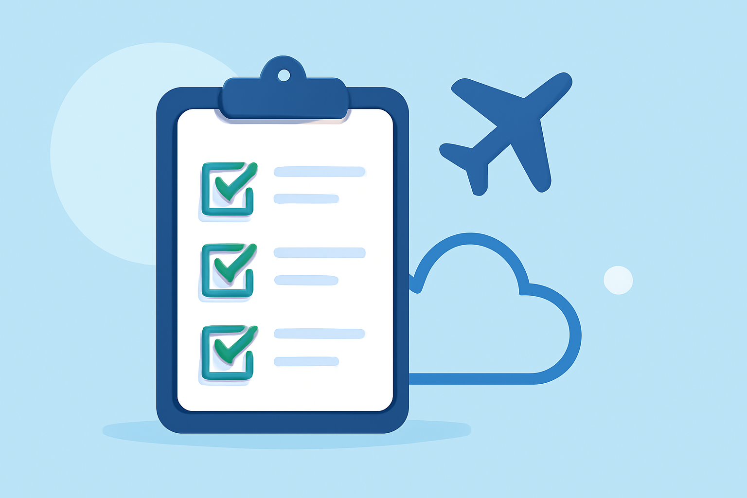 Clear Air Turbulence Checklist for Vacation Planning