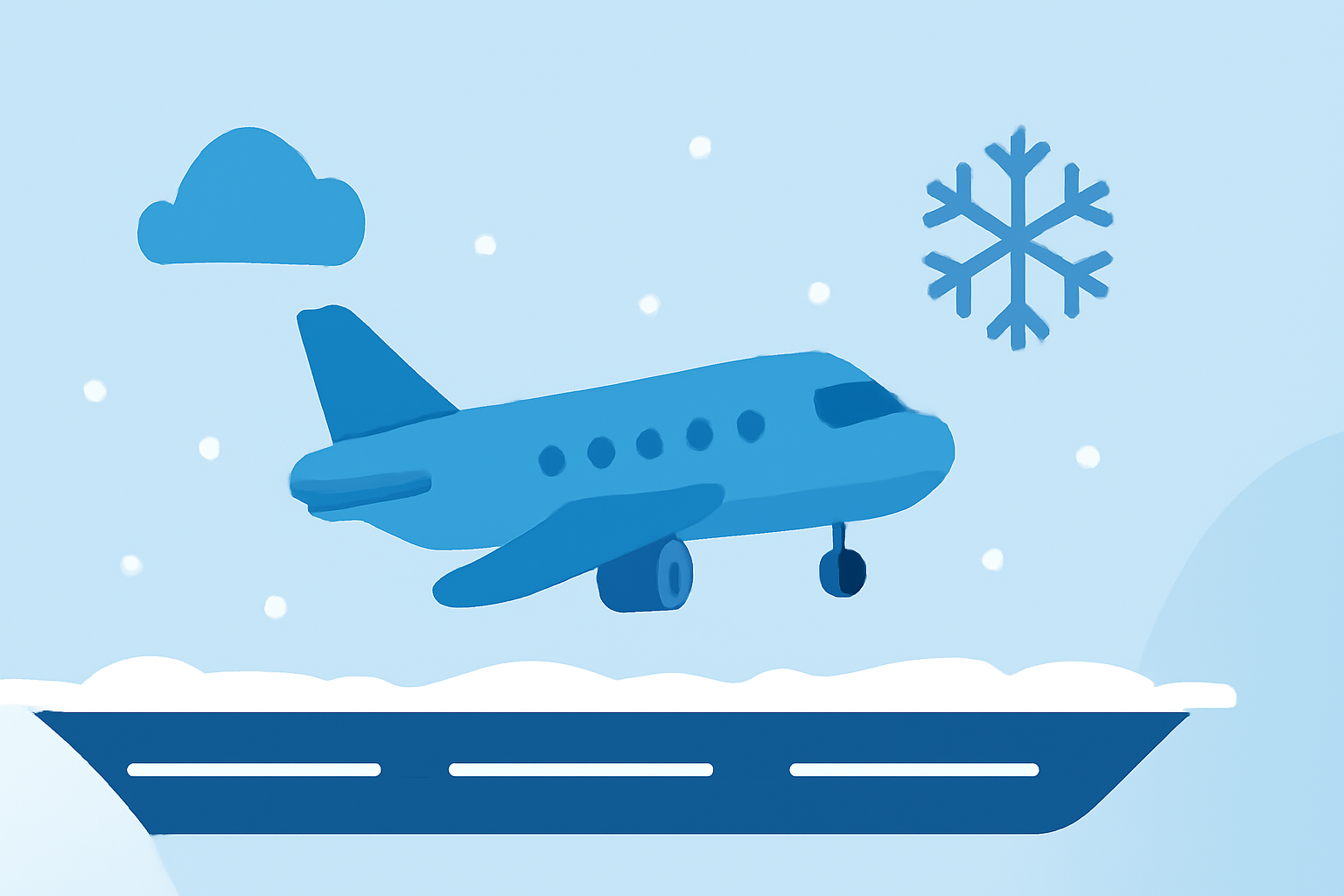 Snow at Your Departure Airport: A Beginner's Guide