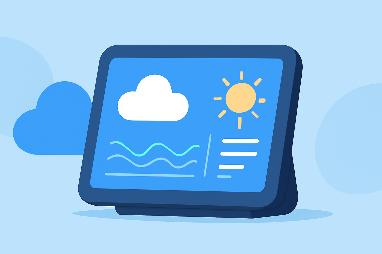Understanding Ensemble Weather Forecasts on Smart Displays