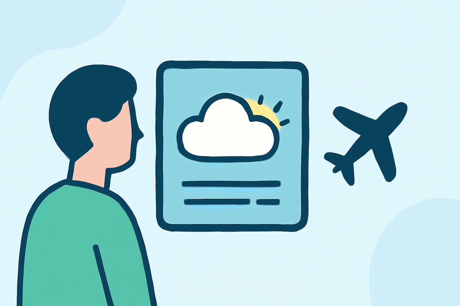 Getting Started with Weather Tracking for International Trips at the Airport