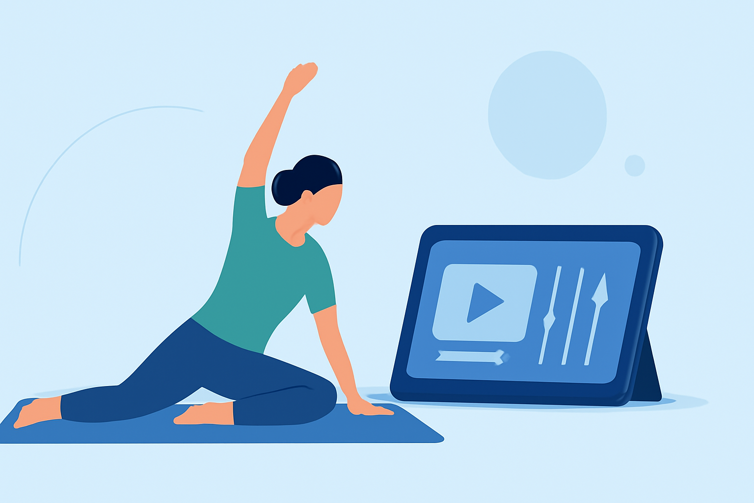Enhancing Your Outdoor Pilates with Clime's Smart Display Integration