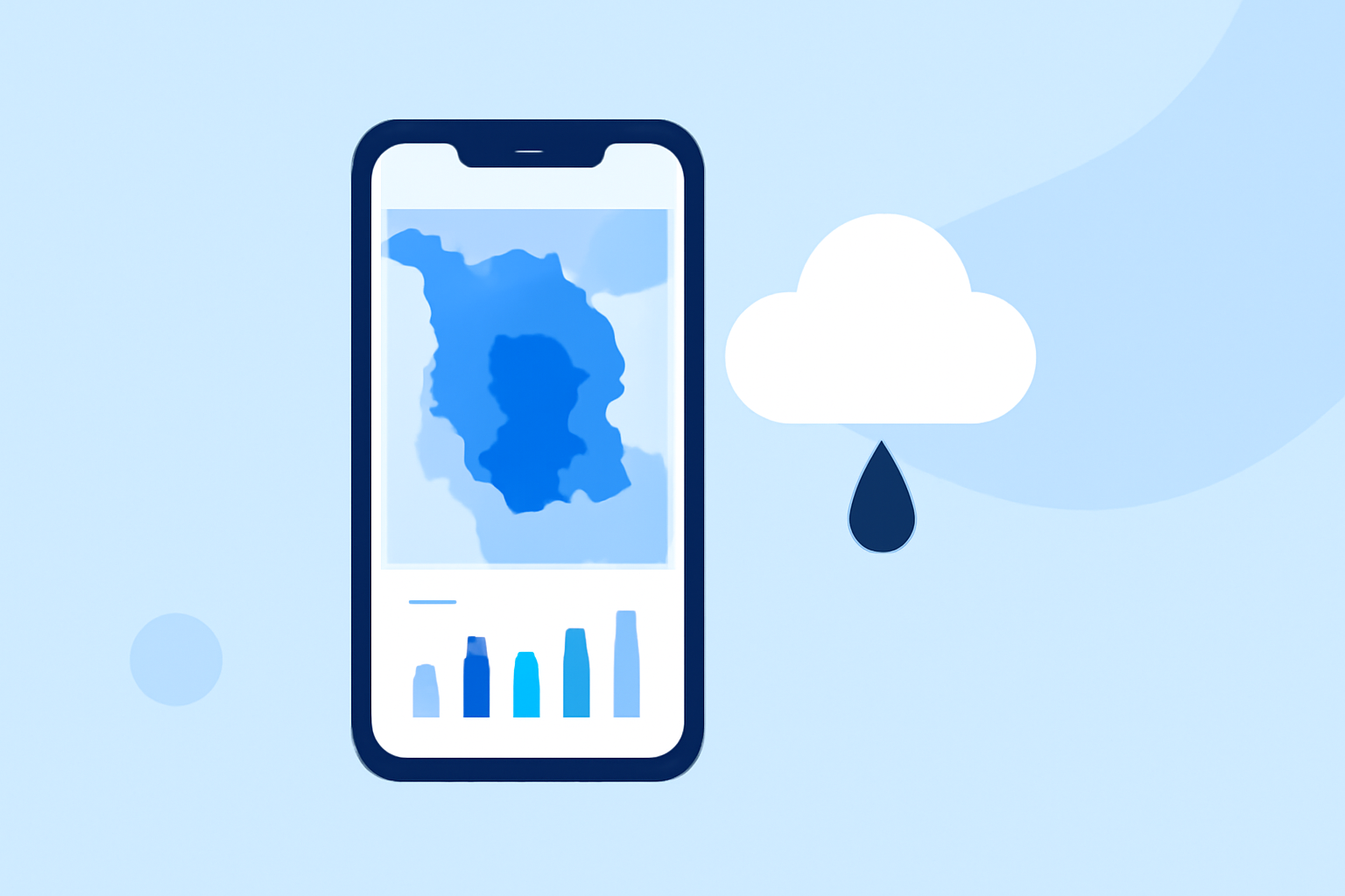 Rain Rate Maps Tutorial on iPhone