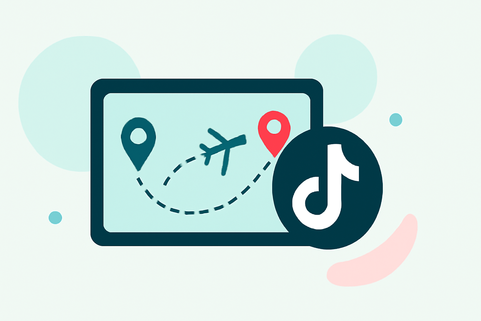 Flight Route Map Overlay Edits Tricks for TikTok