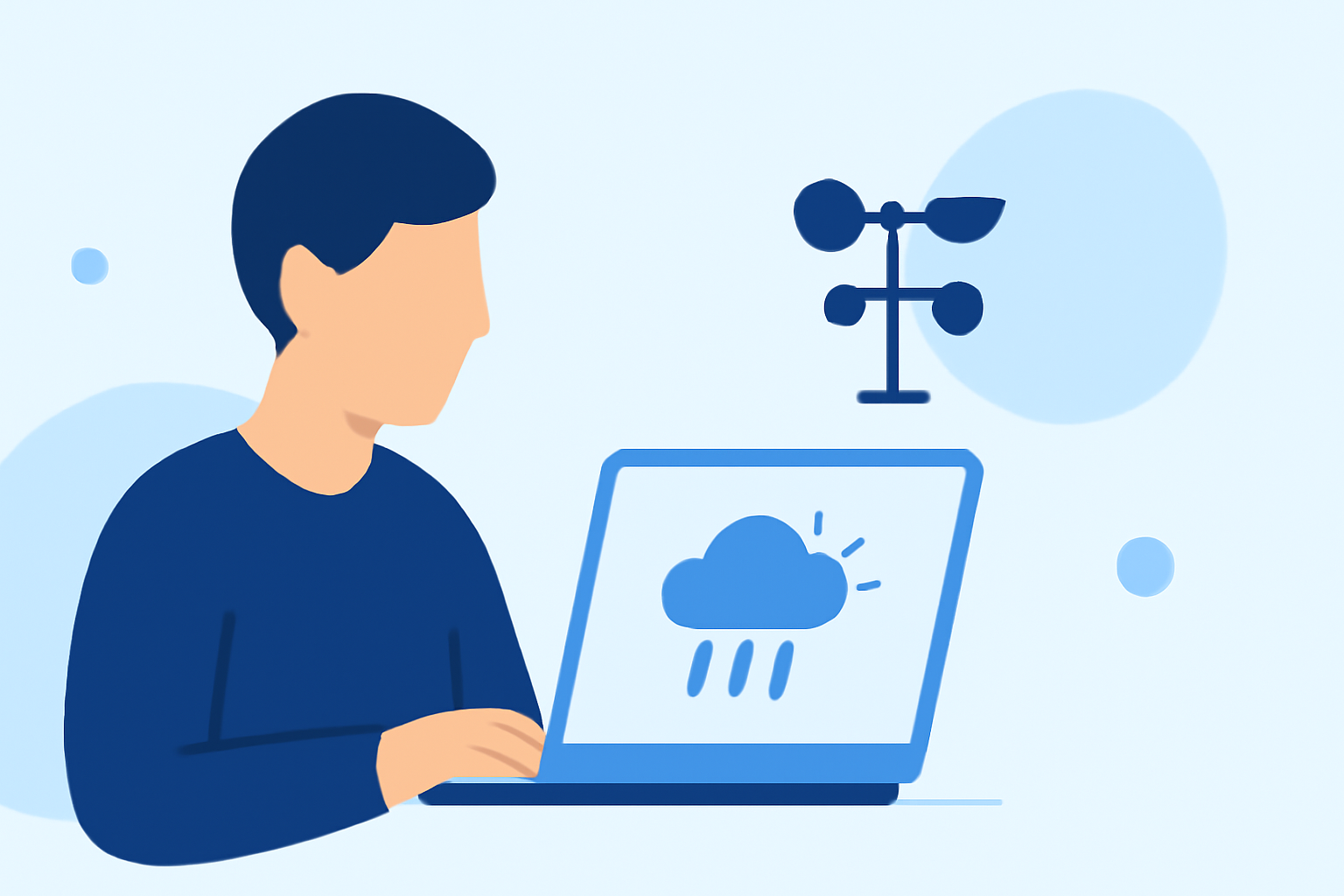Accessing Professional Weather Station Data During Travel