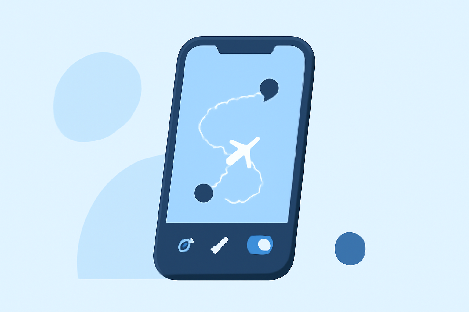 Flight Route Overlay Editing Workflow Explained on iPhone