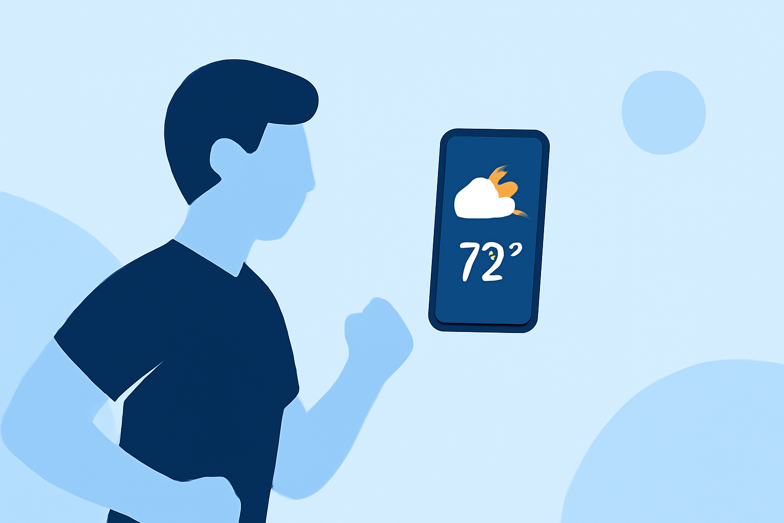 Easy Weather Lock-Screen Notifications During Workouts