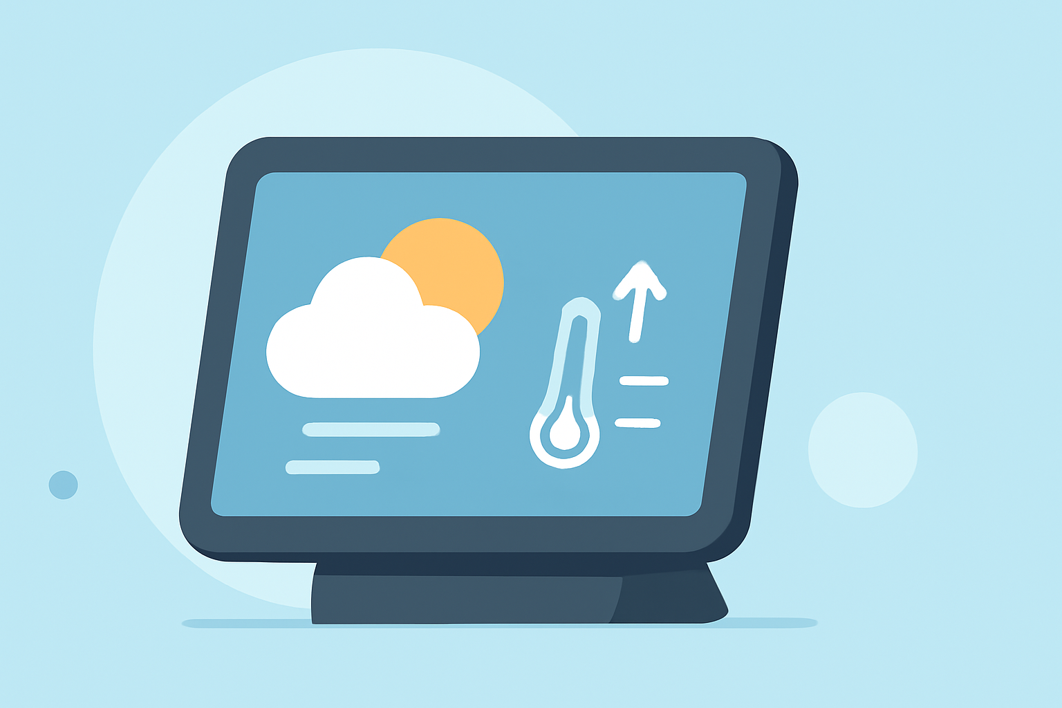 Weather for Outdoor Photography Basics on a Smart Display