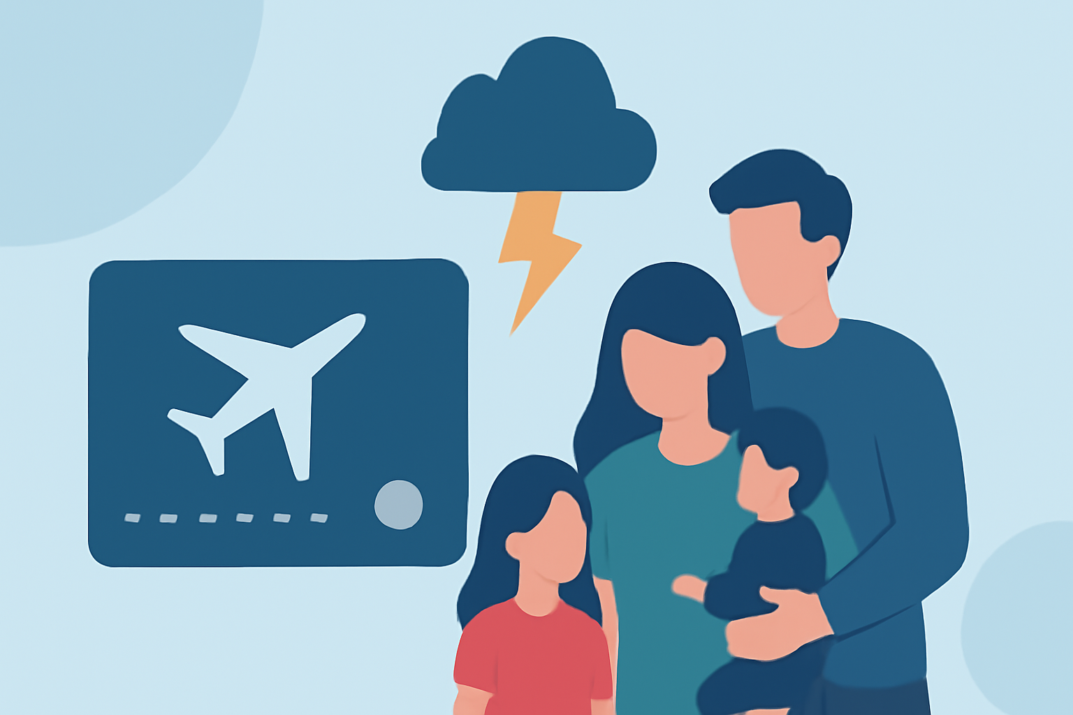 How Storms Impact Connecting Flights for Families and How to Mitigate the Effects