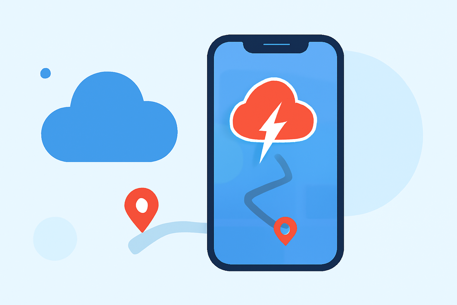 Easy Tracking Storms Along Your Route in Real Time