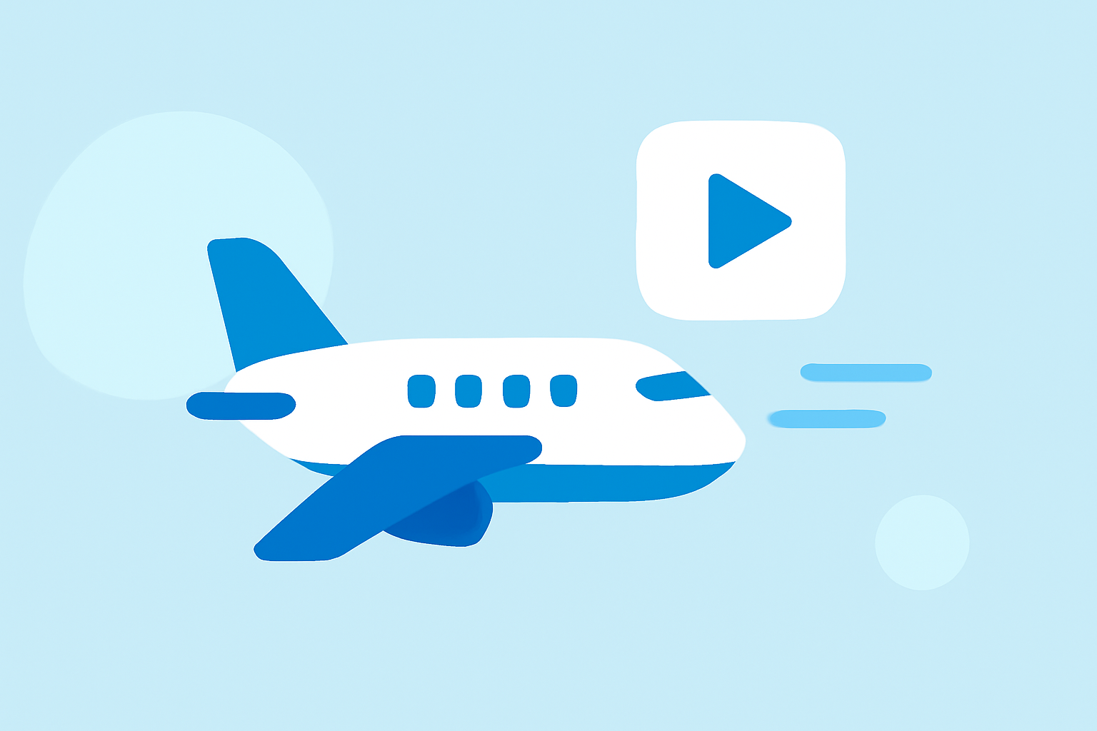 Common B-Roll Transitions for Aviation Videos on YouTube