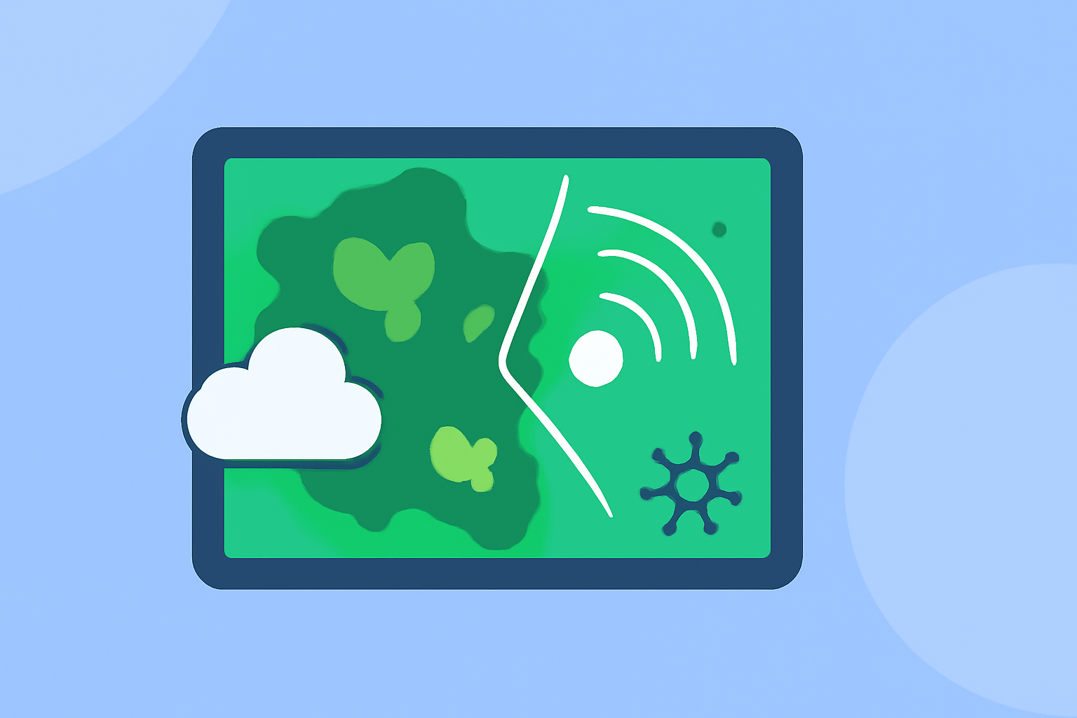 Understanding Weather Radar Maps During Pollen Season
