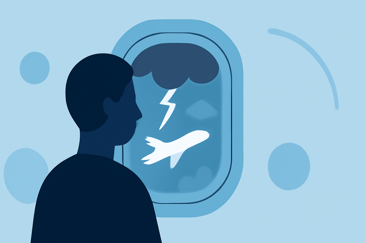 Navigating Turbulence Near Thunderstorms for First-Time Flyers