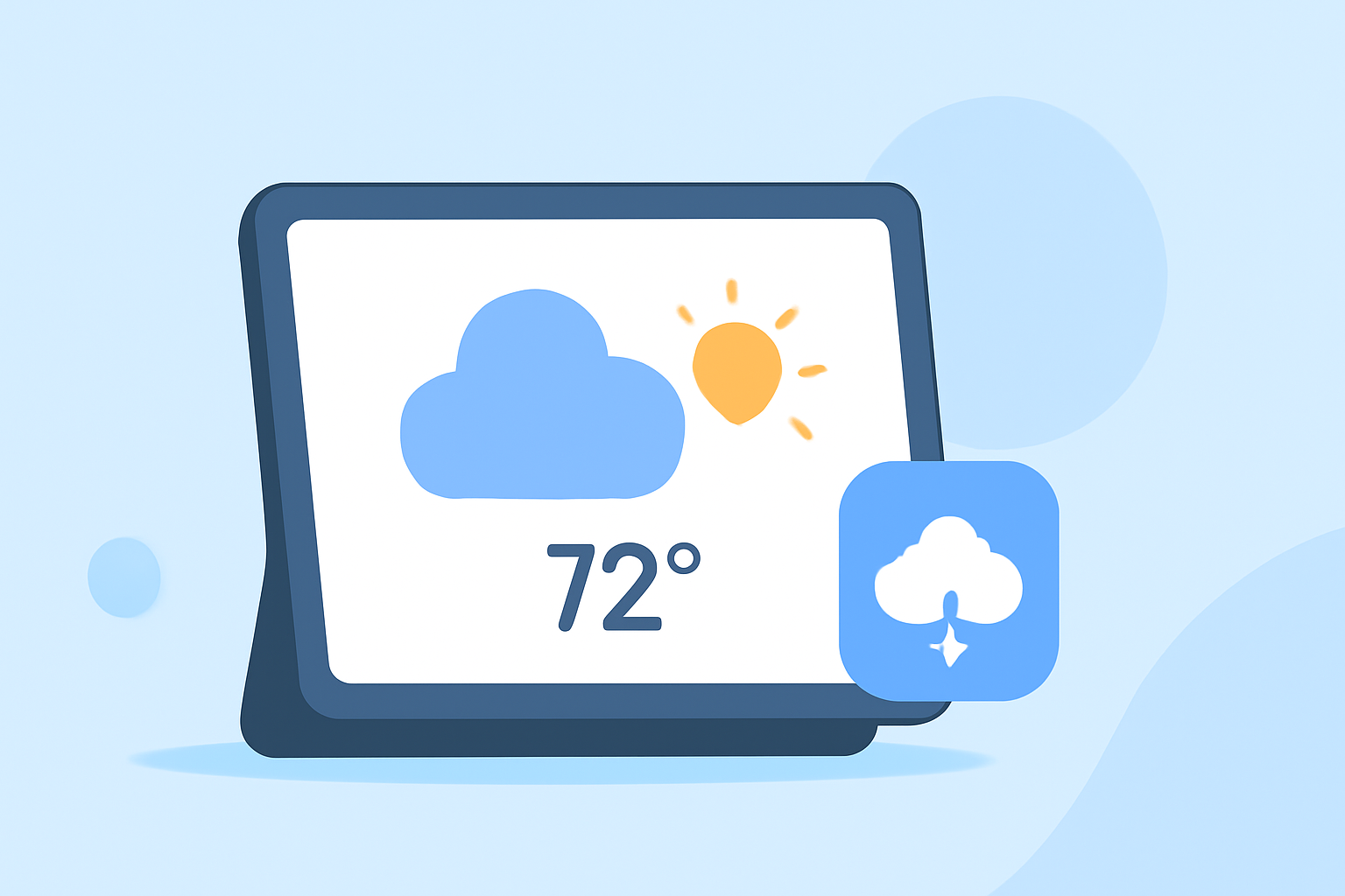 Enhancing Your Smart Display with Glanceable Weather Widgets