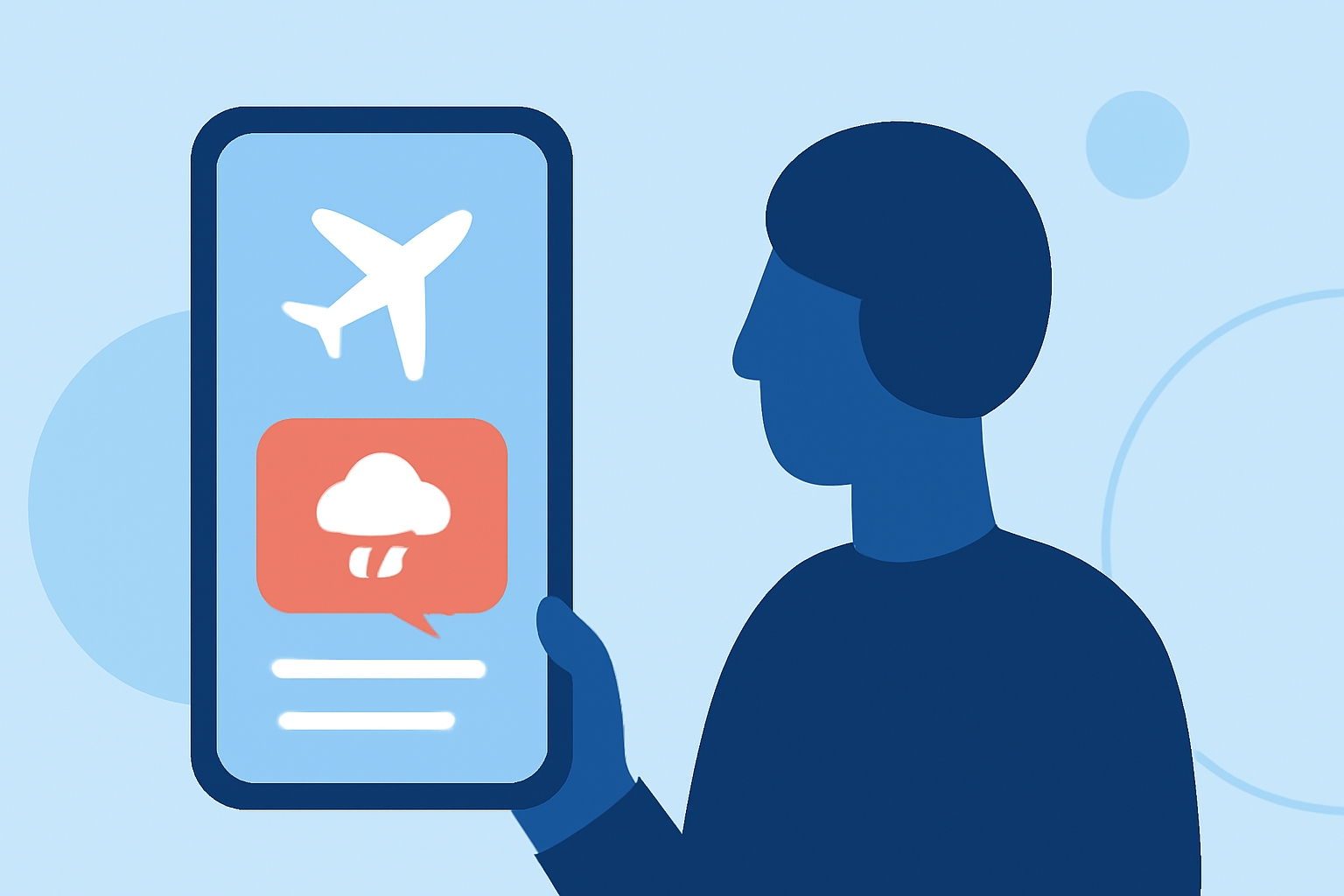 Managing Flight Delays and Weather Updates on Mobile Devices