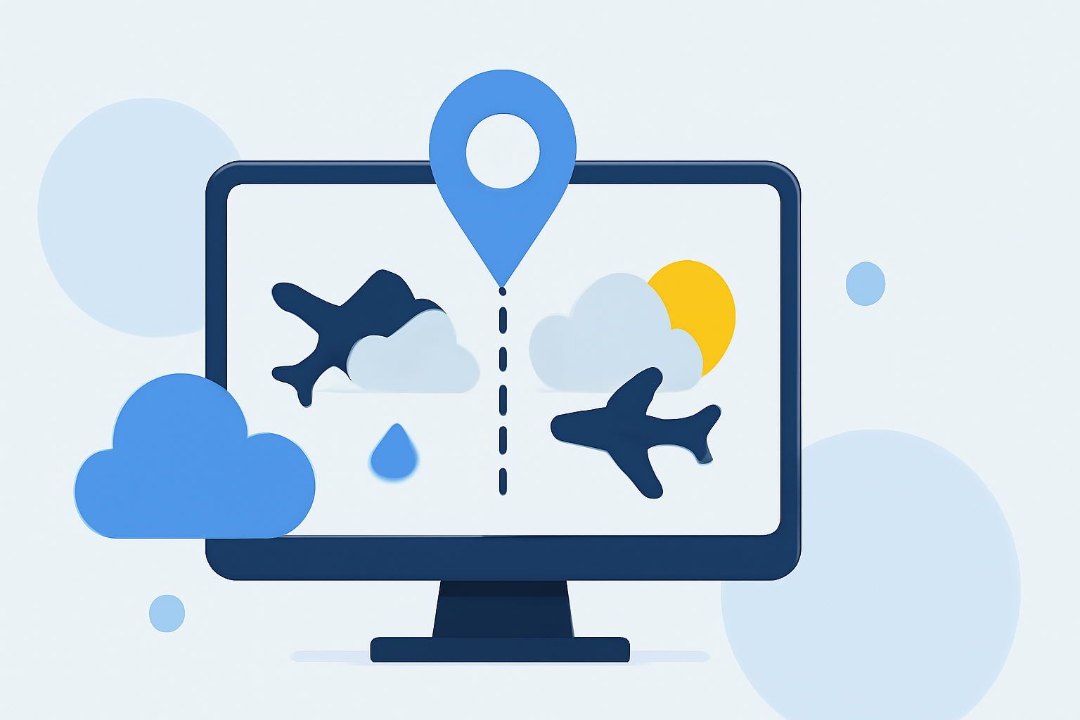 Tracking Weather at Both Airports: Best Solutions