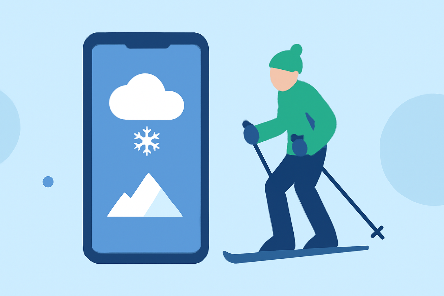 Essential Weather Apps for Skiing Trips on Android