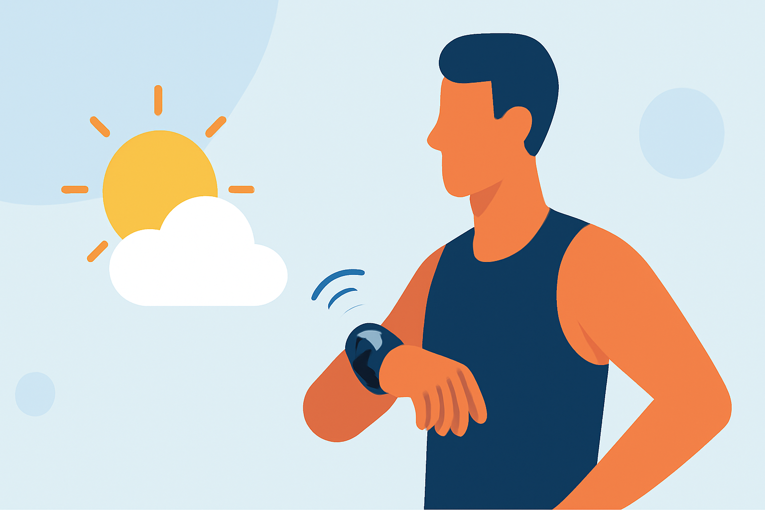 Quick Weather-Aware Electronics for Athletes