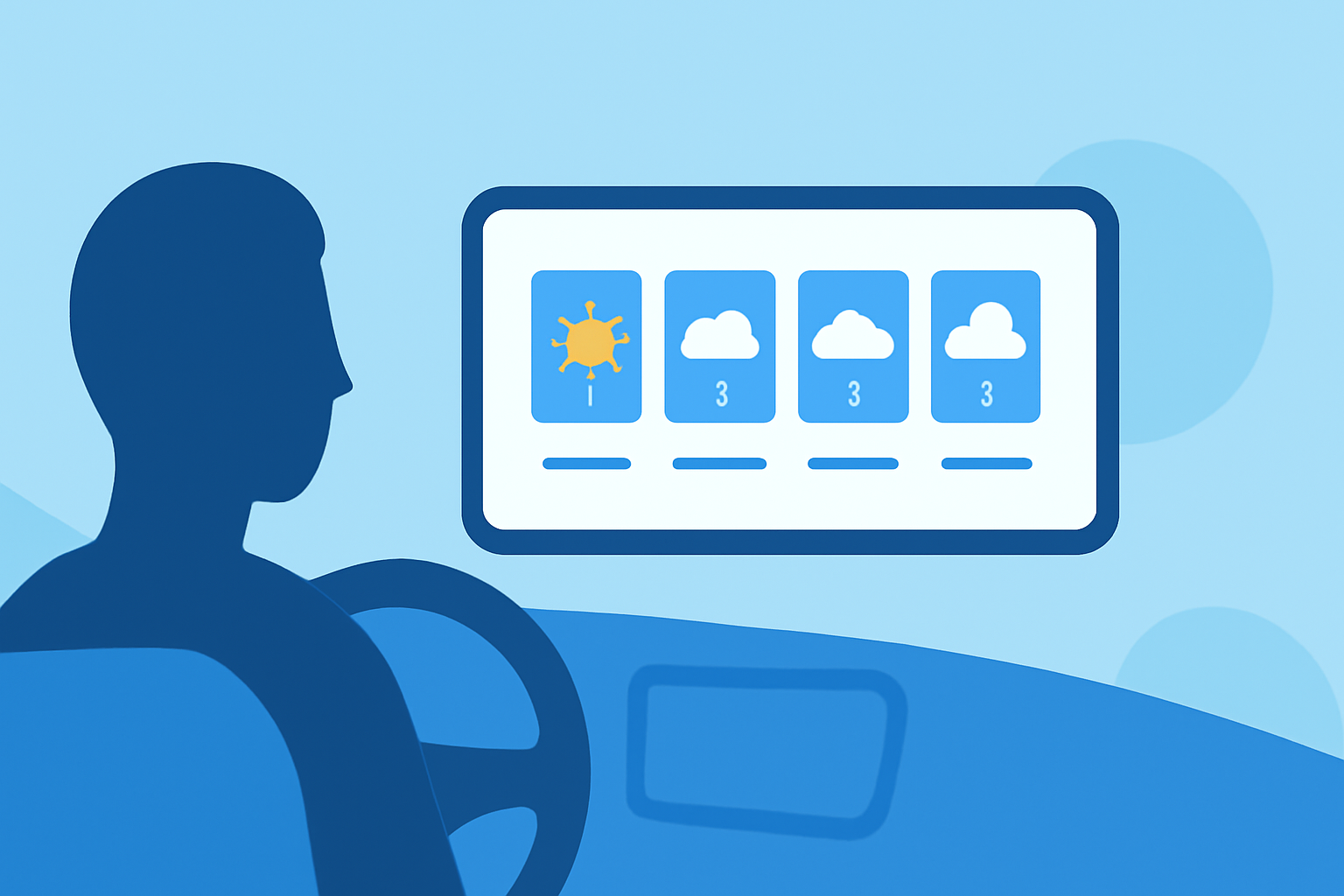Understanding 30-Day Weather Forecasts in Your Car