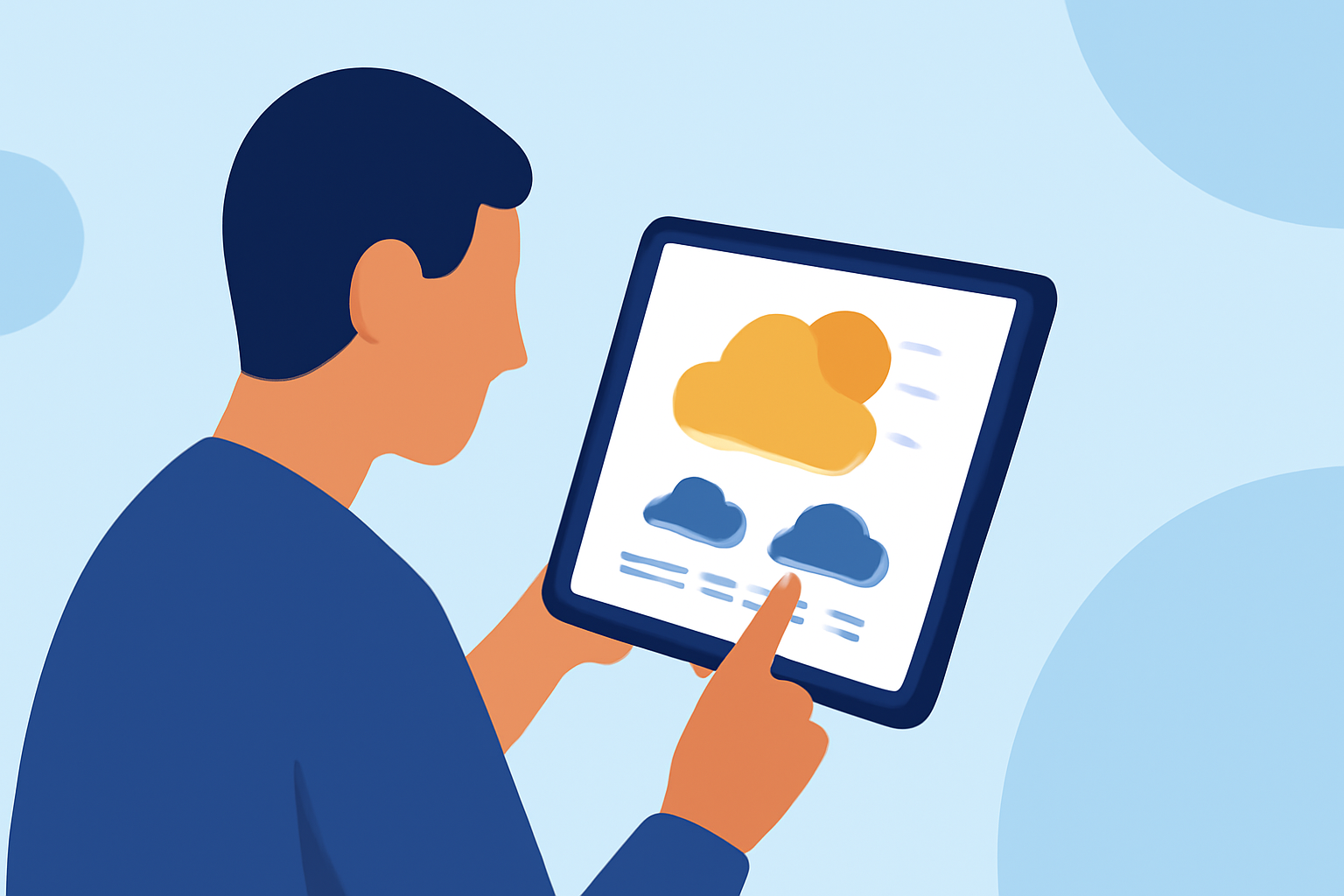 Quick Weather Tracking on Travel Day Using Your iPad